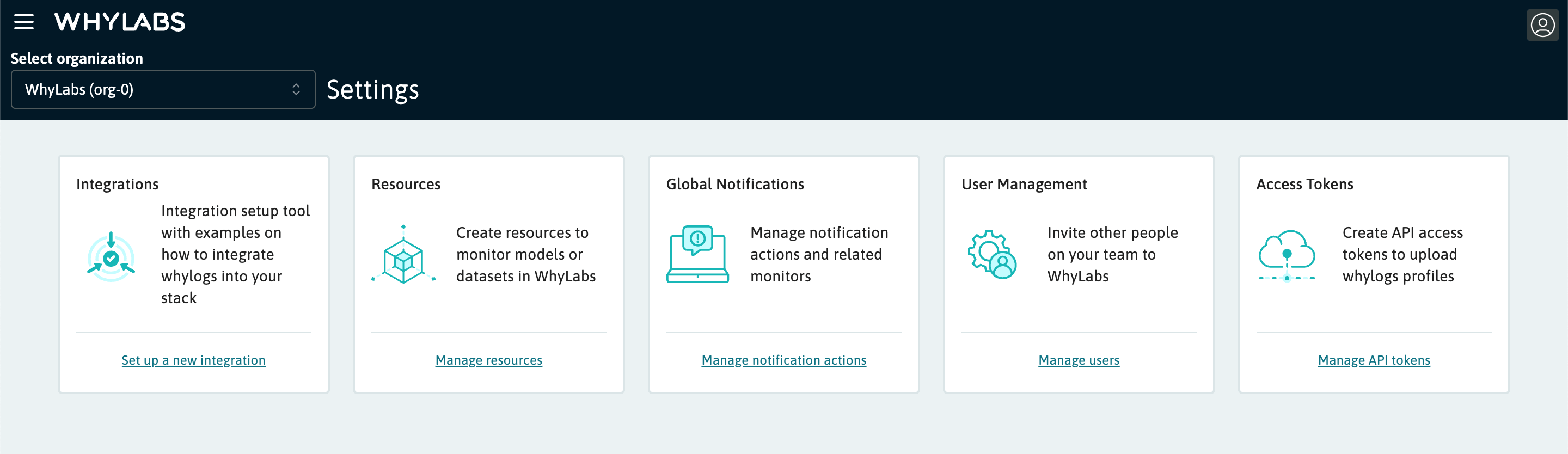 Settings Overview